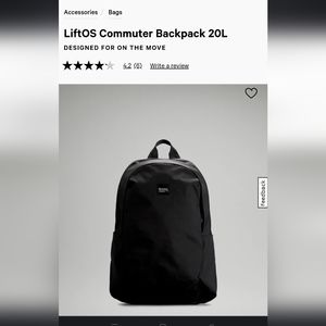 Lululemon liftOS backpack